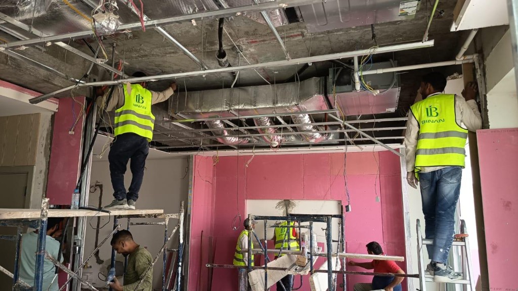 معايير تنفيذ المطاعم والكافيهات الفاخرة: كيف نجمع بين الجمال والوظيفة؟ 2 تنسيق التكييف والكهرباء في تنفيذ المطاعم والكافيهات