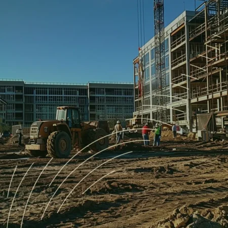 حفر وتسوية الأرض